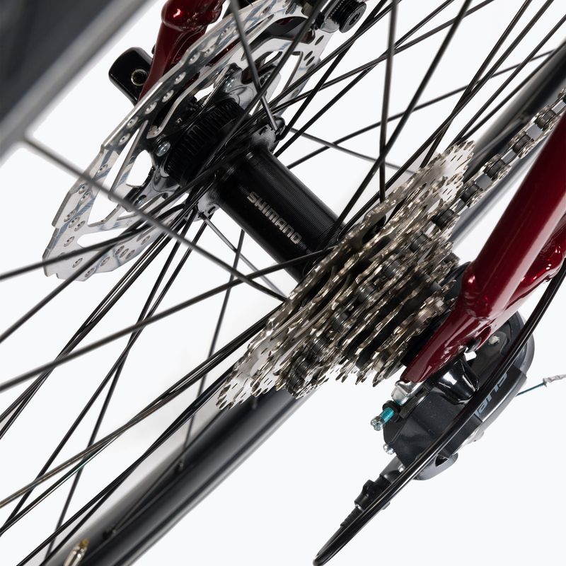 Orbea Vector 30 2022 city bike rosso scuro opaco 11