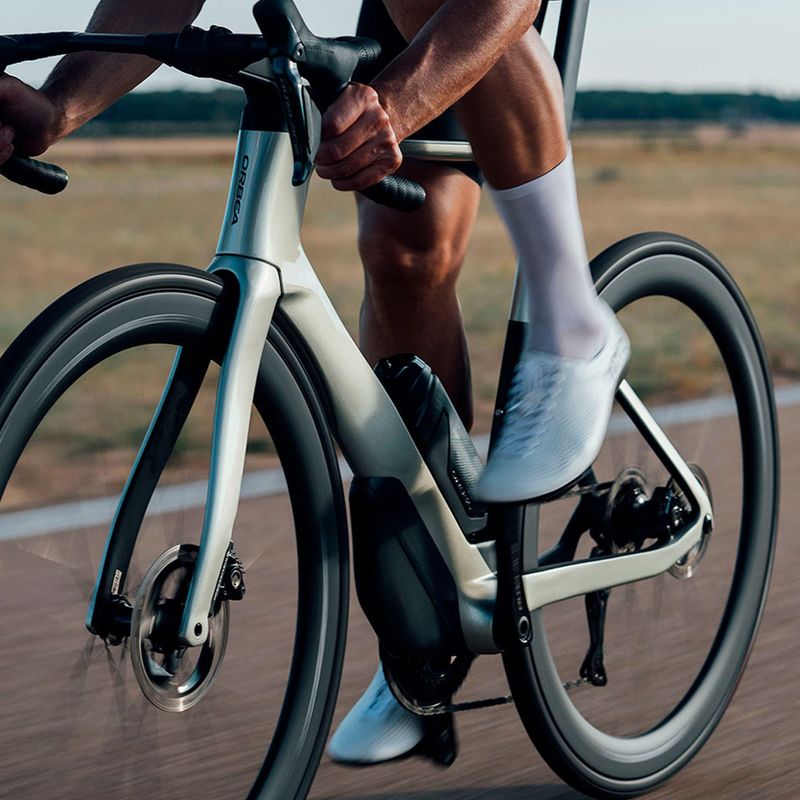 Orbea Orca Aero M31el LTD PWR 2022 argento bicicletta da strada 19