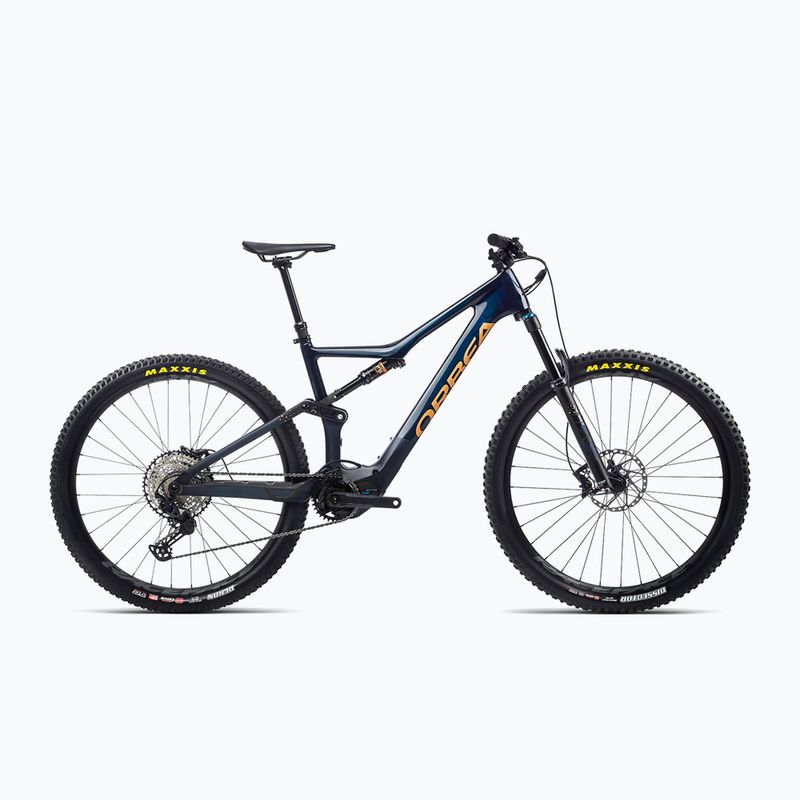 Bicicletta elettrica Orbea Rise M20 2022 blu/oro 6