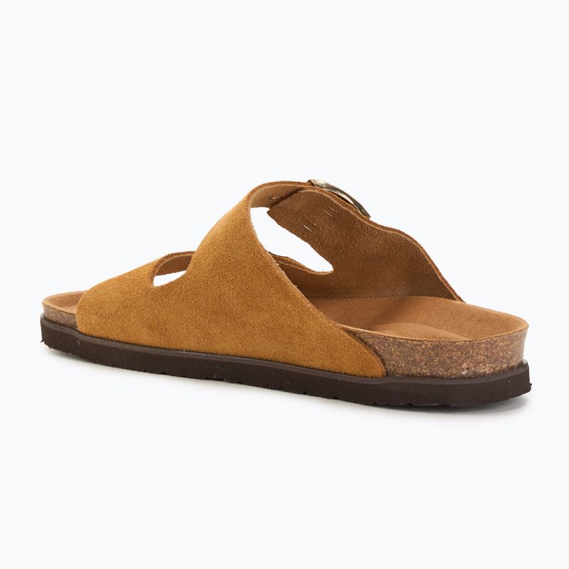 Genuins Hawaii Velour camel infradito da donna 3