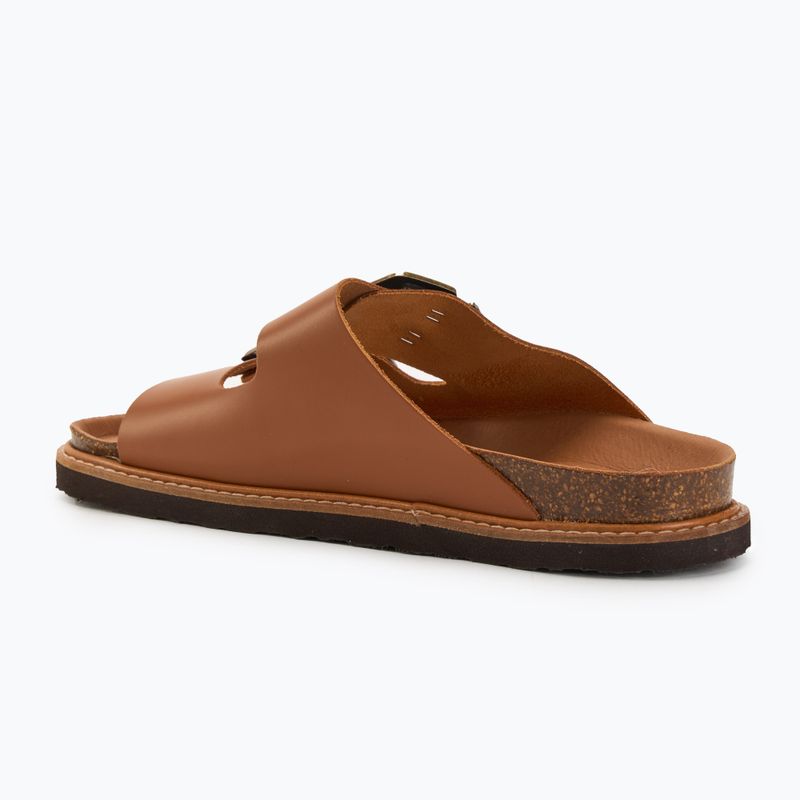 Genuins Galia Leather Dress camel infradito da donna 3