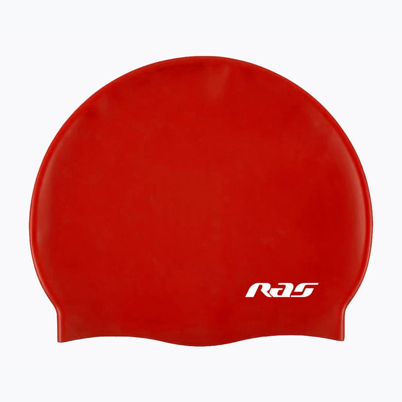 Cuffia da nuoto per bambini RAS Silicone red