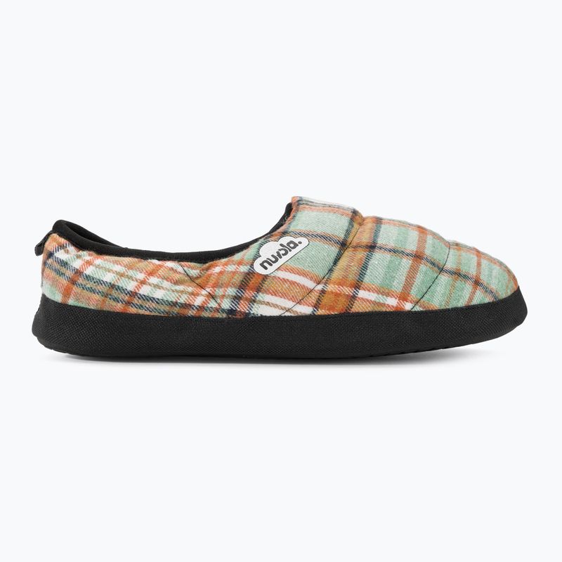 Pantofole invernali Nuvola Classic Scotland verde/arancione 2