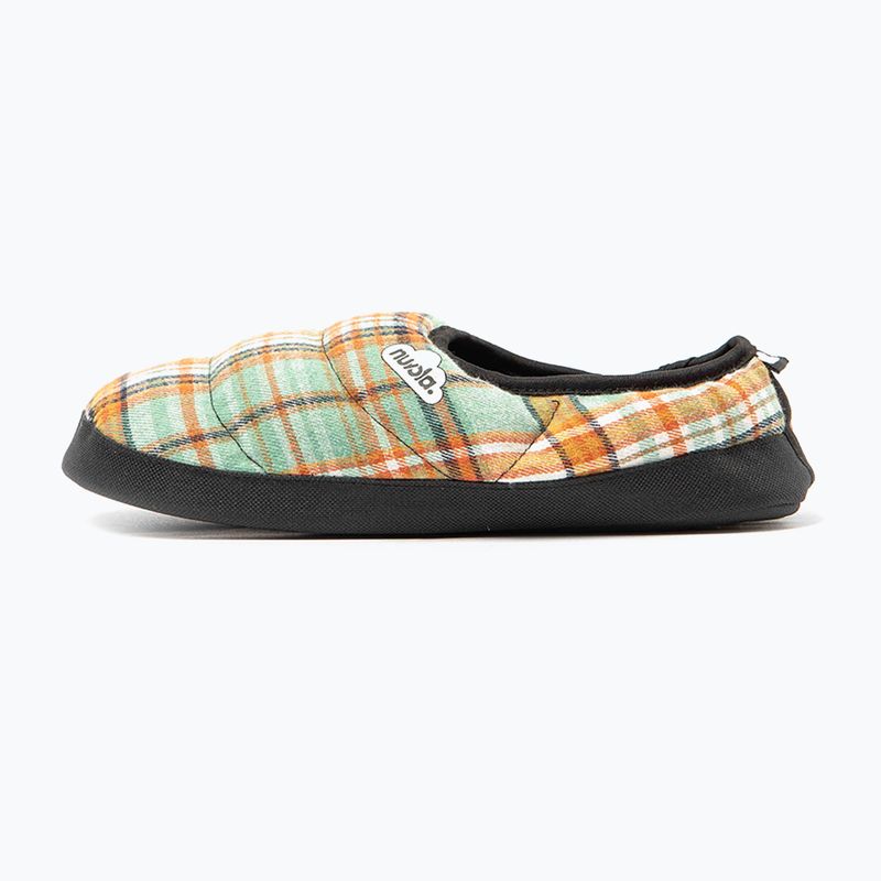 Pantofole invernali Nuvola Classic Scotland verde/arancione 9