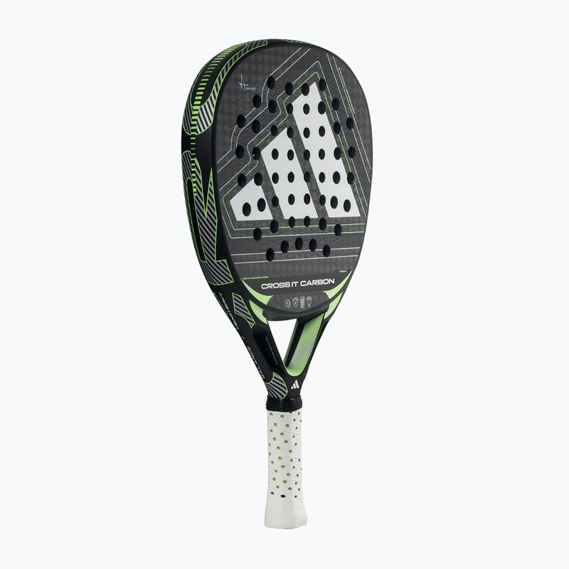 Racchetta da padel adidas Cross IT Carbon 2026 black/lime 2