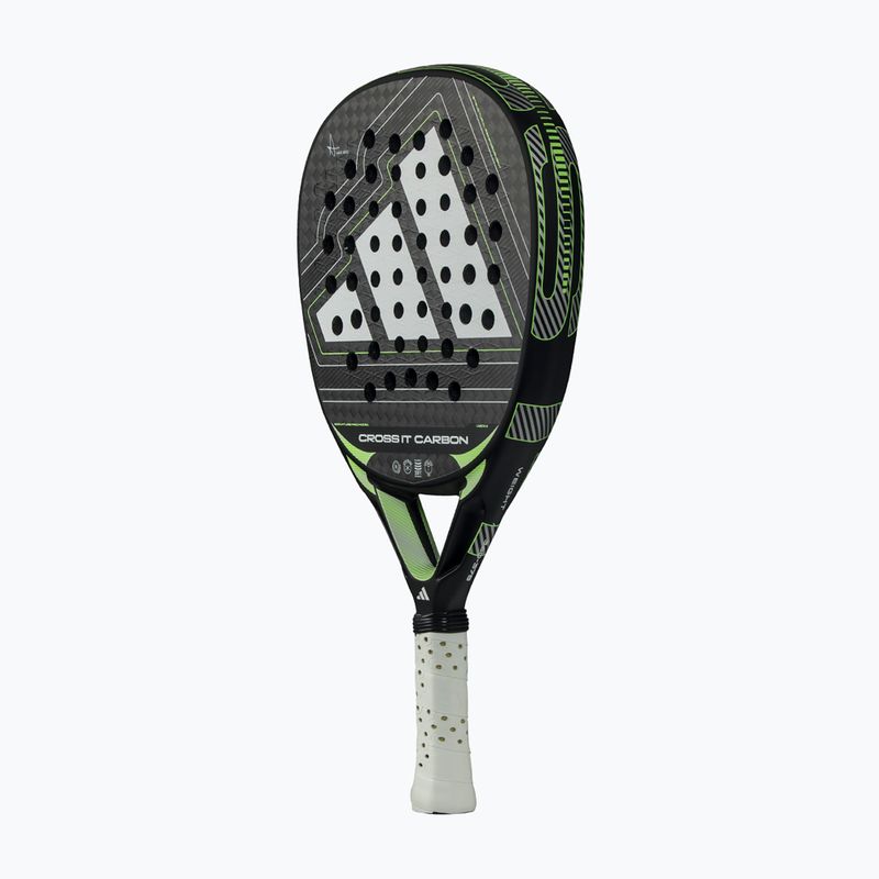 Racchetta da padel adidas Cross IT Carbon 2026 black/lime 3