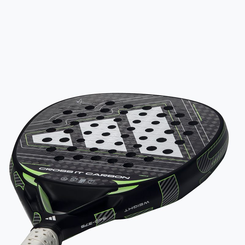 Racchetta da padel adidas Cross IT Carbon 2026 black/lime 6