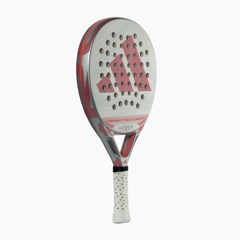 Racchetta da padel adidas Cross IT Team Light 2026 white/pink 2