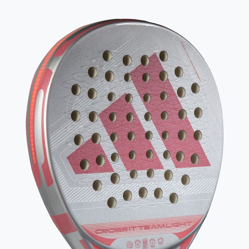 Racchetta da padel adidas Cross IT Team Light 2026 white/pink 5
