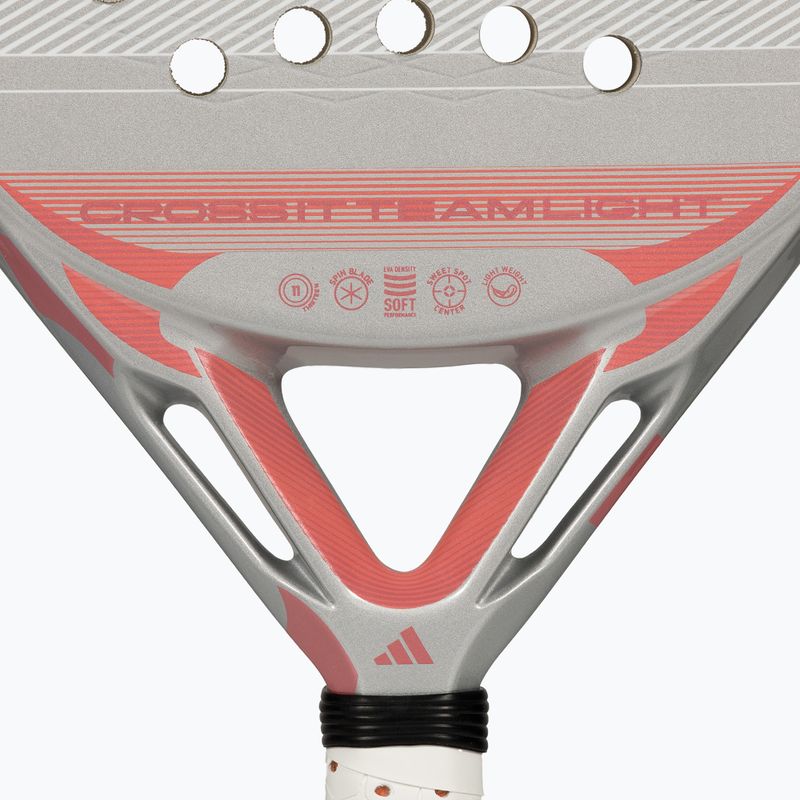 Racchetta da padel adidas Cross IT Team Light 2026 white/pink 7