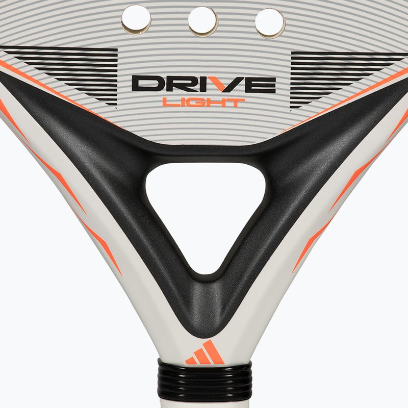 Racchetta da padel adidas Drive Light 2026 white/orange 5