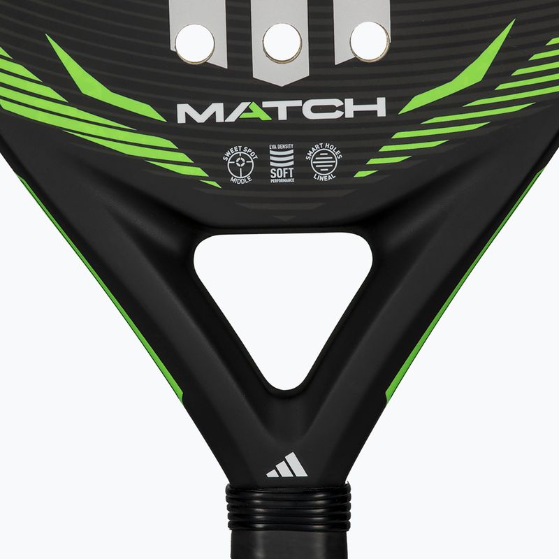 Racchetta da padel adidas Match 2026 black/lime 5