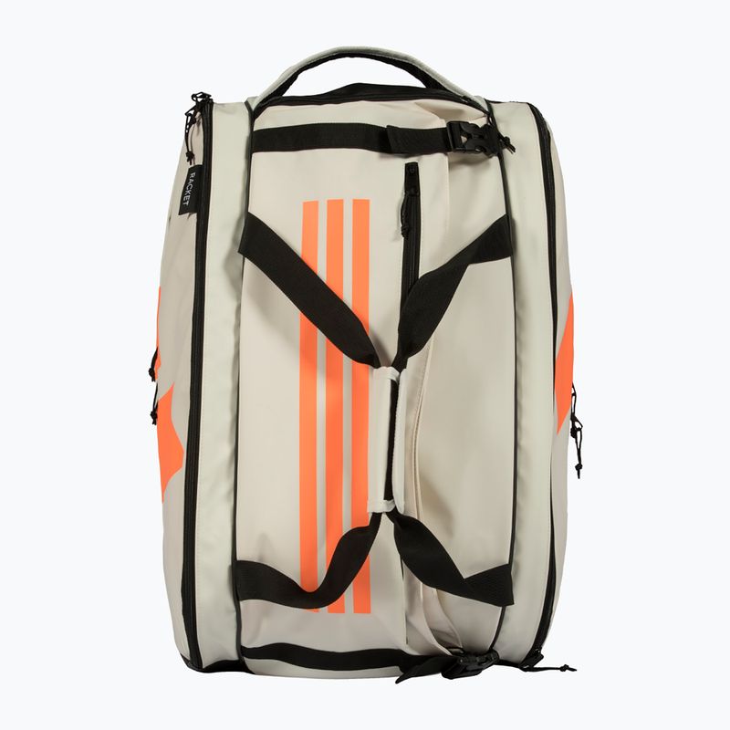 Borsa da padel adidas Multigame Racket Bag 2026 off white/orange 3