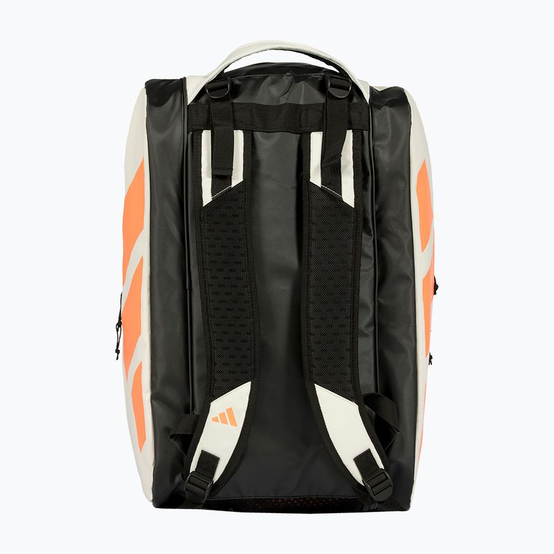 Borsa da padel adidas Multigame Racket Bag 2026 off white/orange 4