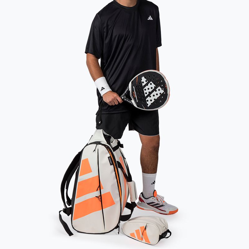 Borsa da padel adidas Multigame Racket Bag 2026 off white/orange 6