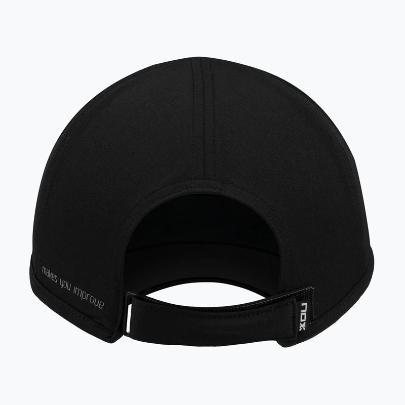 Cappellino con visiera NOX Cap black/white 4
