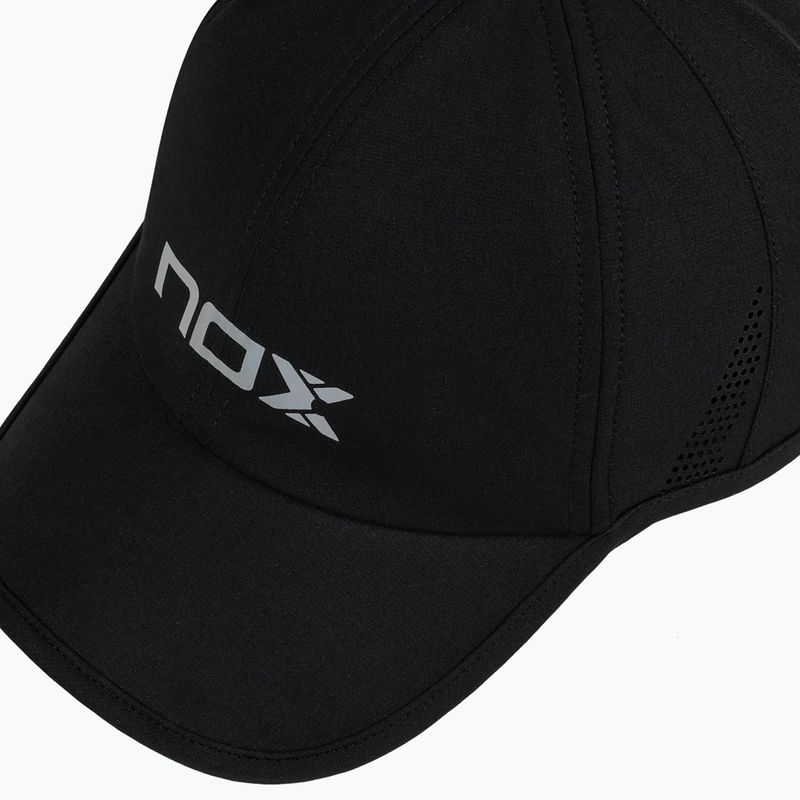 Cappellino con visiera NOX Cap black/white 5