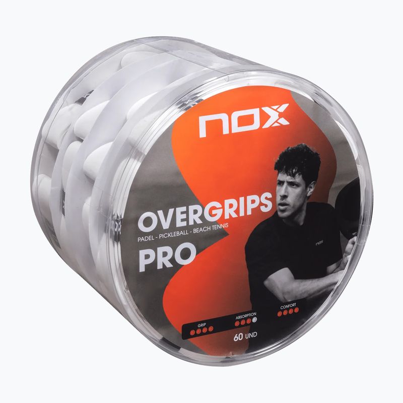 Manopole per padel NOX Pro Overgrip 60 pack white 2