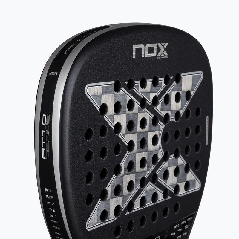 Racchetta da padel NOX AT10 Genius Attack 18K Alum By Agustin Tapia 6