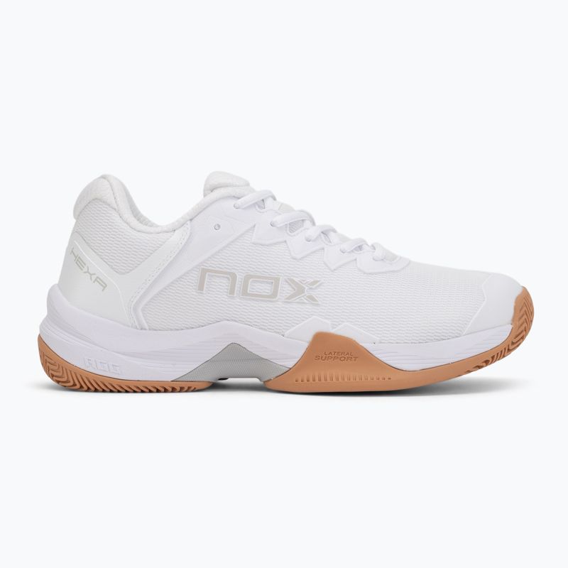 Scarpe da padel NOX ML10 Hexa white/gum rubber 2