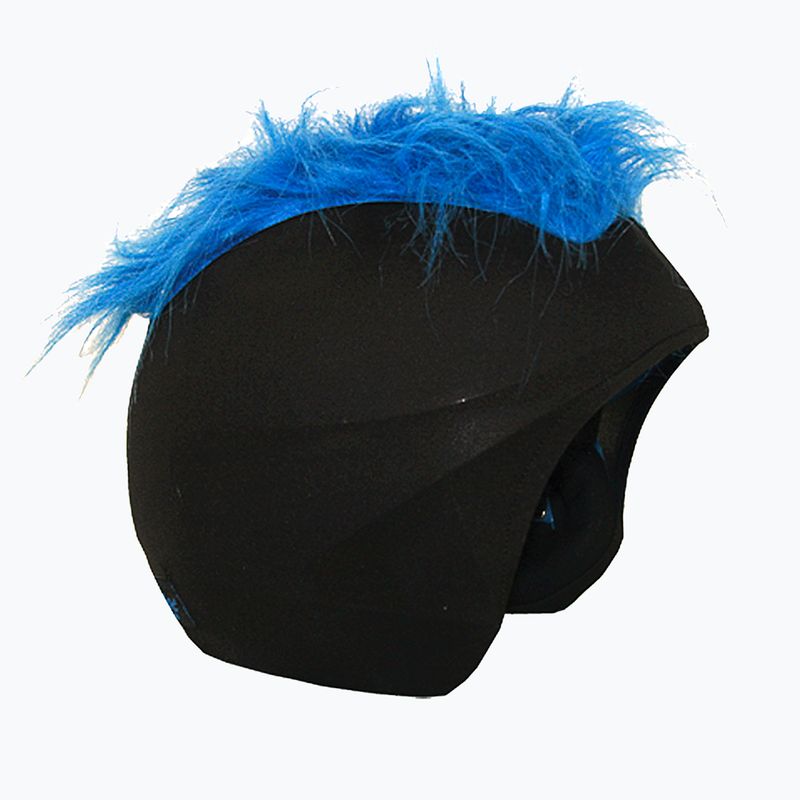 COOLCASC Copri casco peloso blu 2