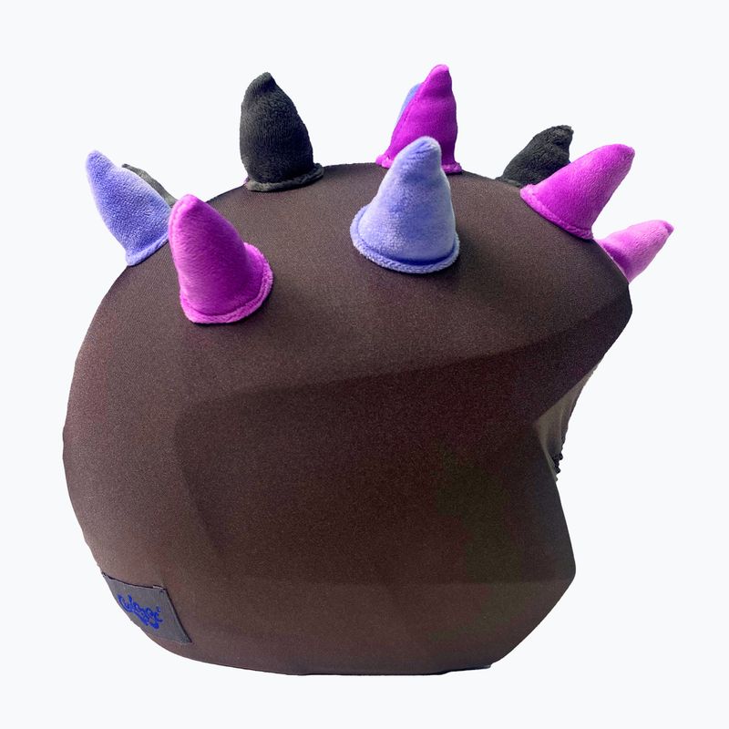 COOLCASC Copertura del casco Purple Horns 3