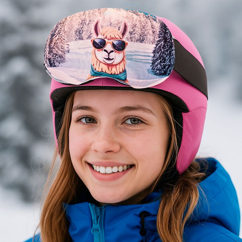 Custodia per maschere da sci COOLCASC Llama Goggle Cover 2