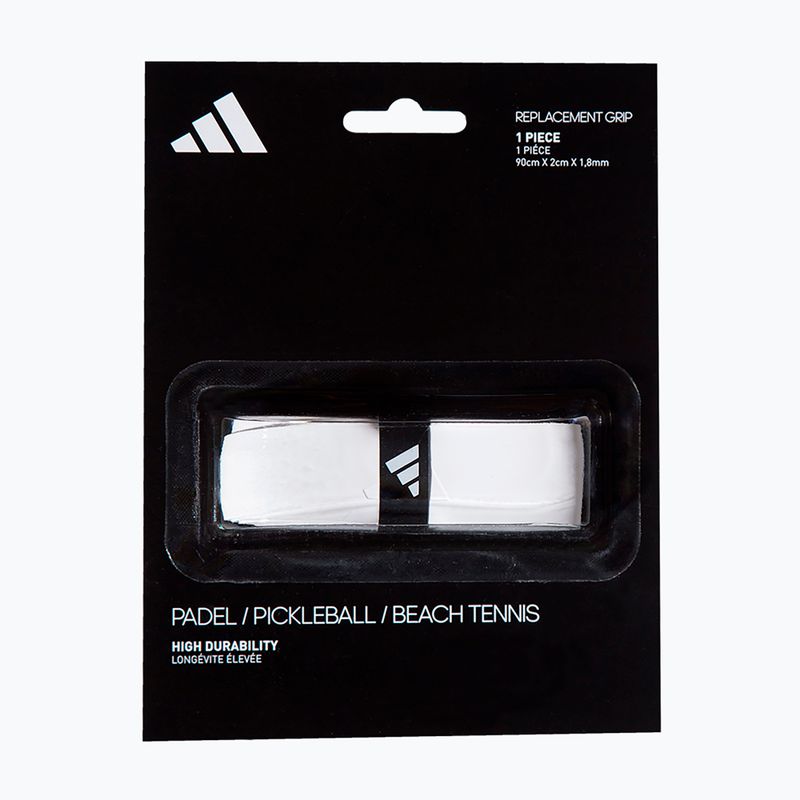 Nastro per impugnatura per racchette da padel adidas Replacement Grip white 3