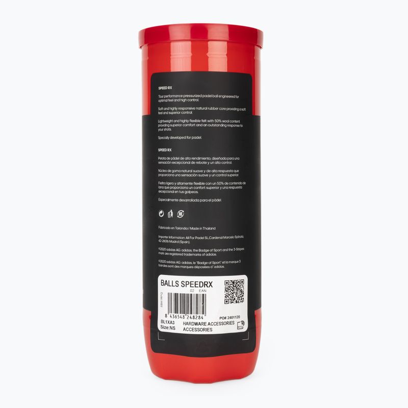 Palle da padel adidas Speed Rx 3 pcs. yellow 2