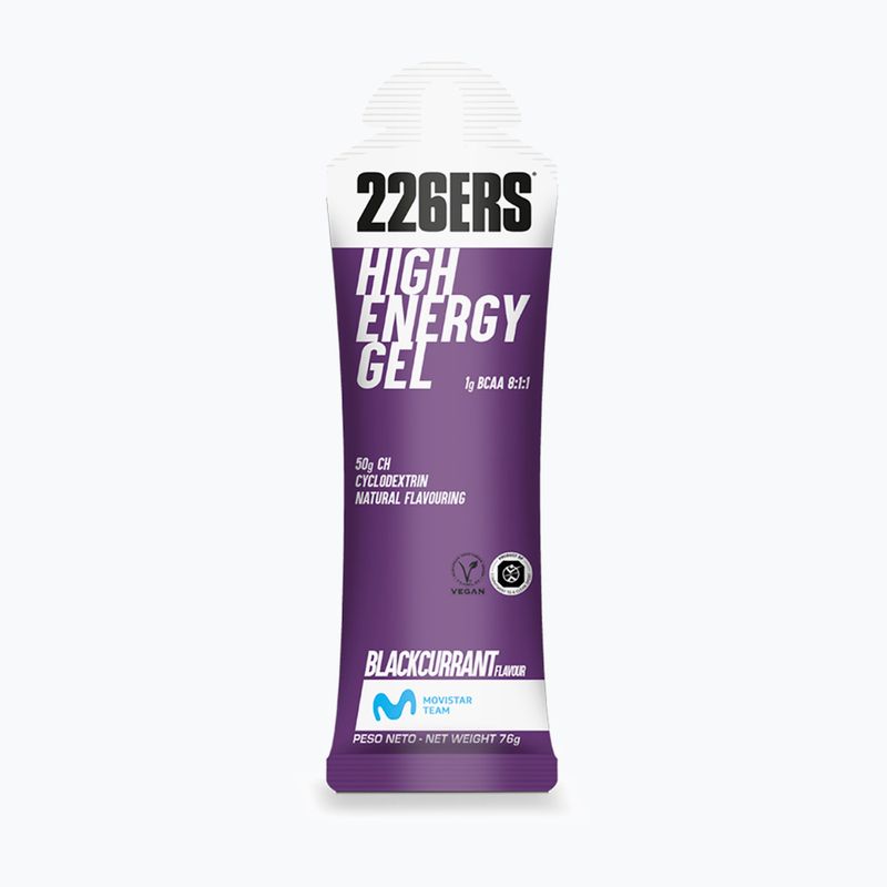Gel energetico 226ERS High Energy BCAA 76 g ribes nero