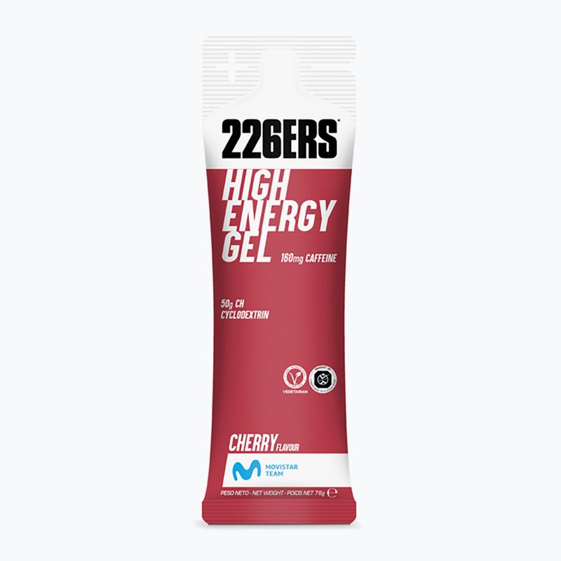 226ERS High Energy Gel energetico alla caffeina 76 g ciliegia