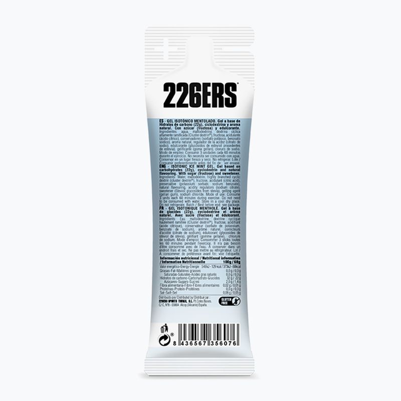 226ERS Isotonic Ice gel energetico 68 g menta 2