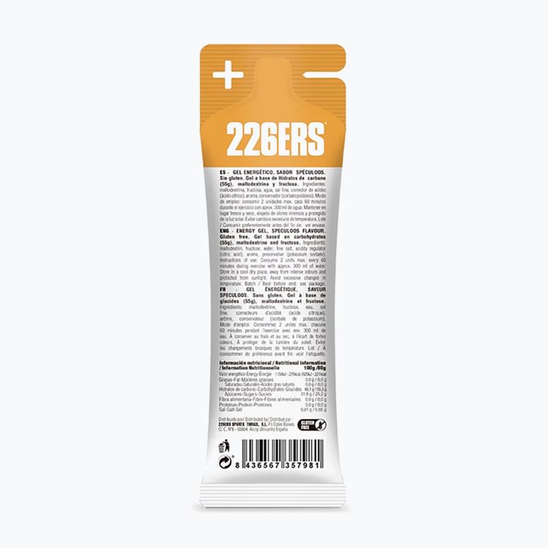 226ERS Gel energetico ad alto contenuto di fruttosio 80g torta alle spezie 2