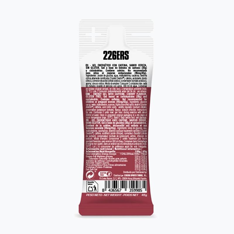 Gel energetico 226ERS High Energy XS 45 g ciliegia caffeina 2