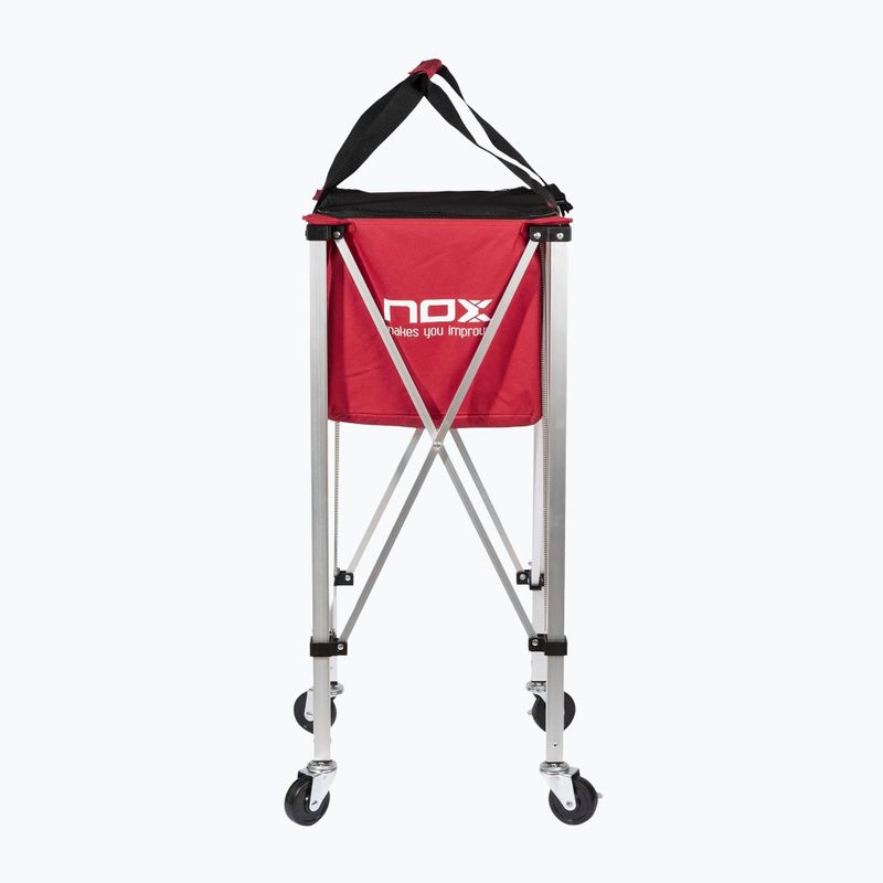 Cesto per palline Nox Foldable Balls Basket With Wheels Red 2