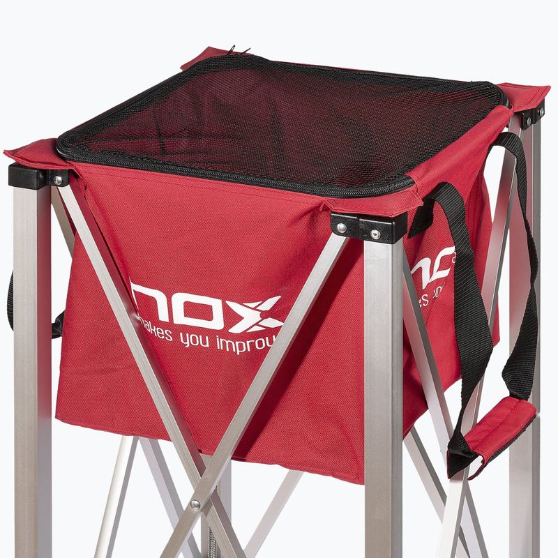 Cesto per palline Nox Foldable Balls Basket With Wheels Red 4