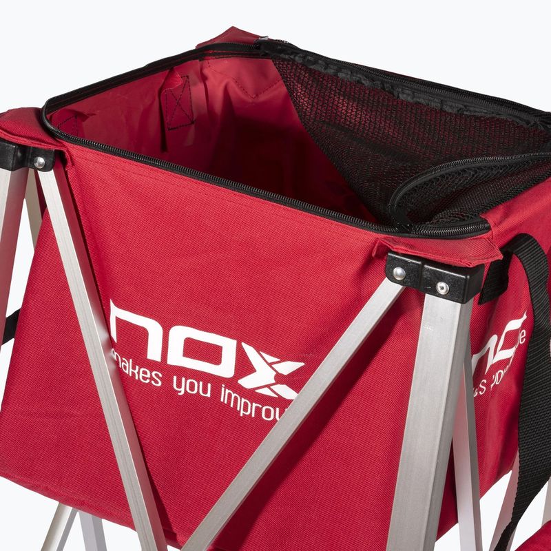 Cesto per palline Nox Foldable Balls Basket With Wheels Red 5