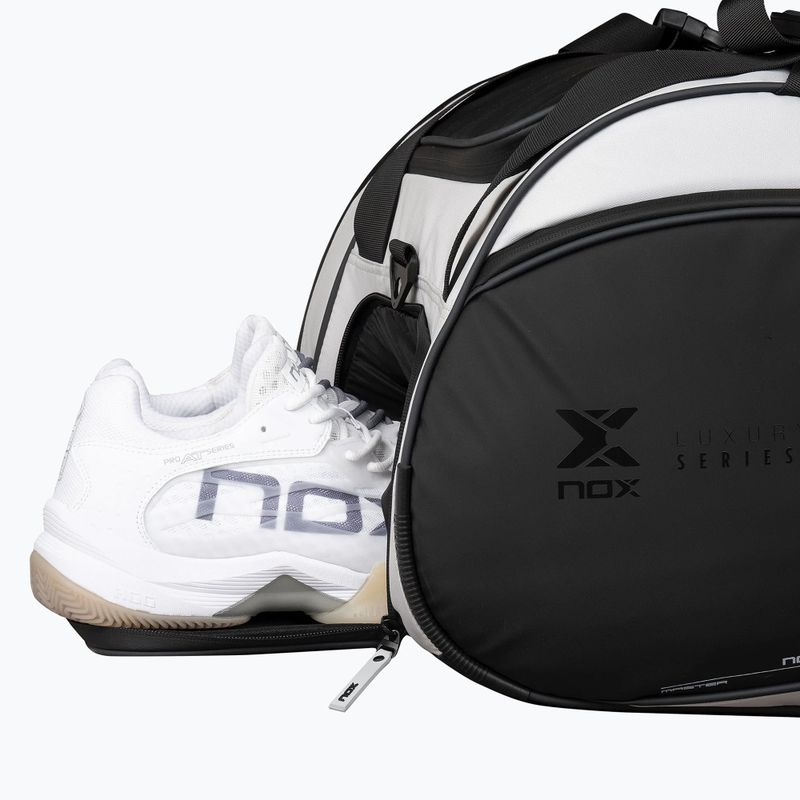 Borsa da padel NOX Luxury Master Series Padelbag 60 l white/black 7