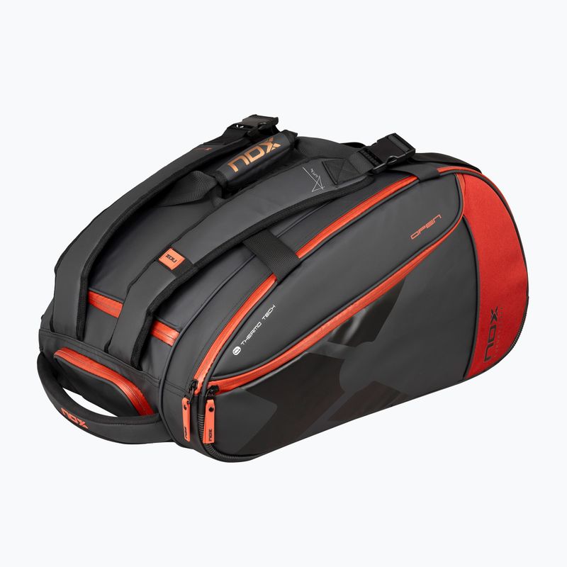 NOX Luxury Open Series sacchetto per padelle 60 l nero/rosso 2