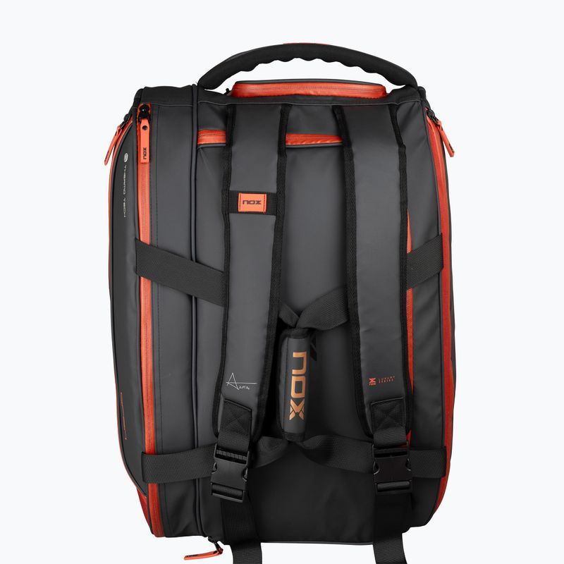 NOX Luxury Open Series sacchetto per padelle 60 l nero/rosso 7