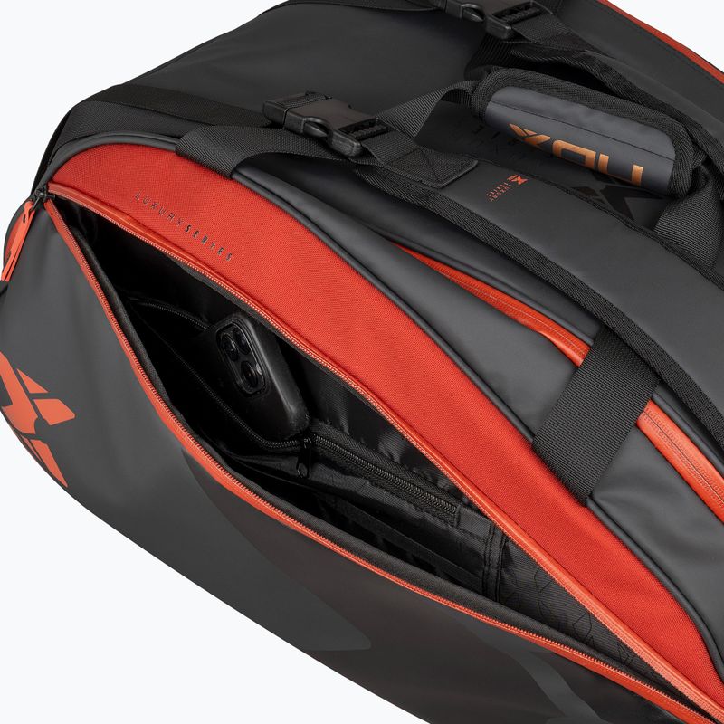 NOX Luxury Open Series sacchetto per padelle 60 l nero/rosso 12