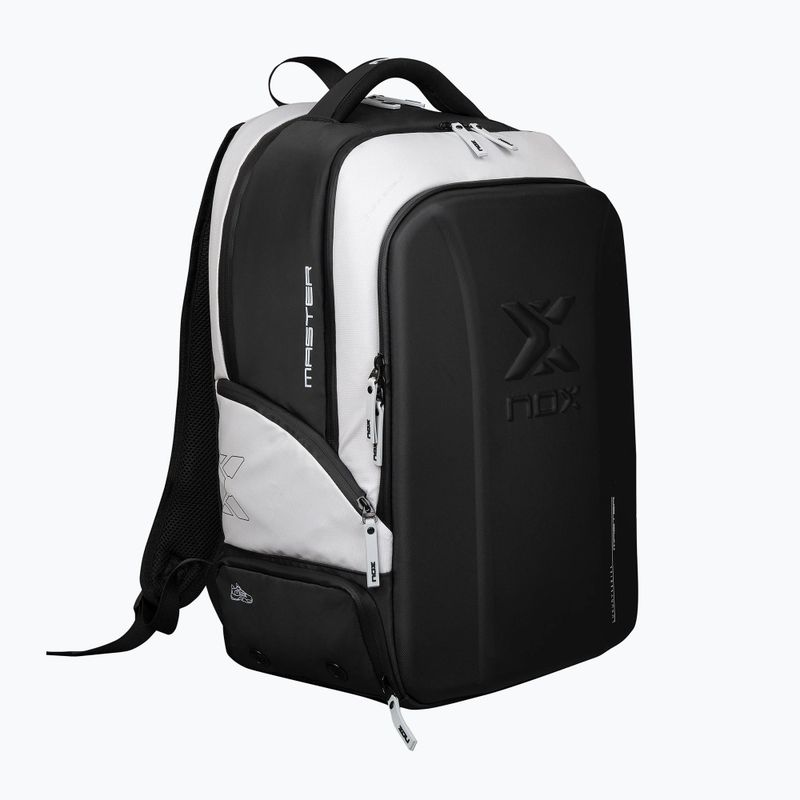 Zaino per padel NOX Luxury Master Series Backpack 30 l white/black 2