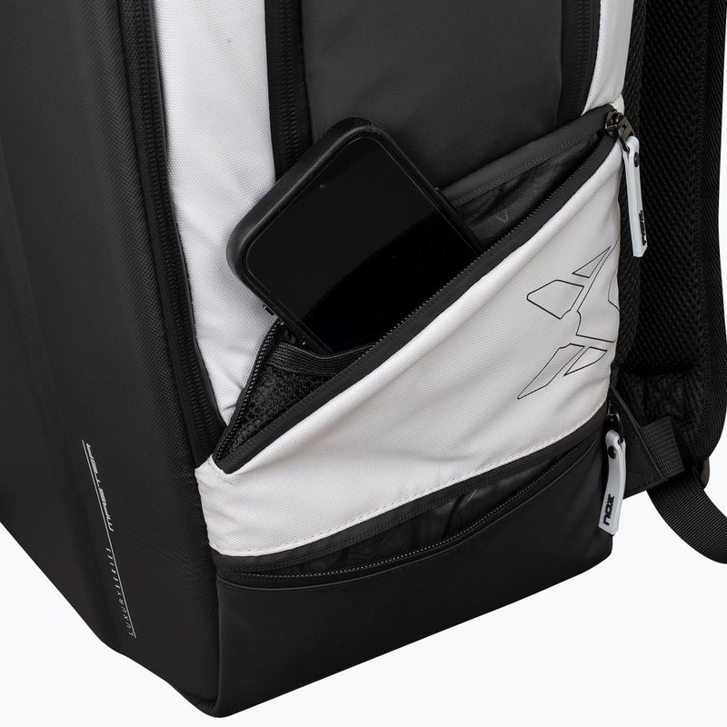 Zaino per padel NOX Luxury Master Series Backpack 30 l white/black 11