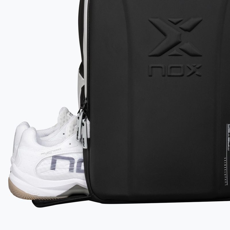 Zaino per padel NOX Luxury Master Series Backpack 30 l white/black 12