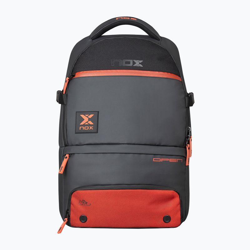 Zaino per padel NOX Luxury Open Series Backpack 30 l black/red