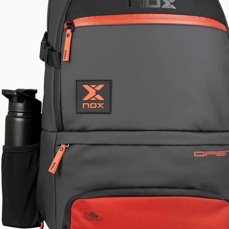 Zaino per padel NOX Luxury Open Series Backpack 30 l black/red 6