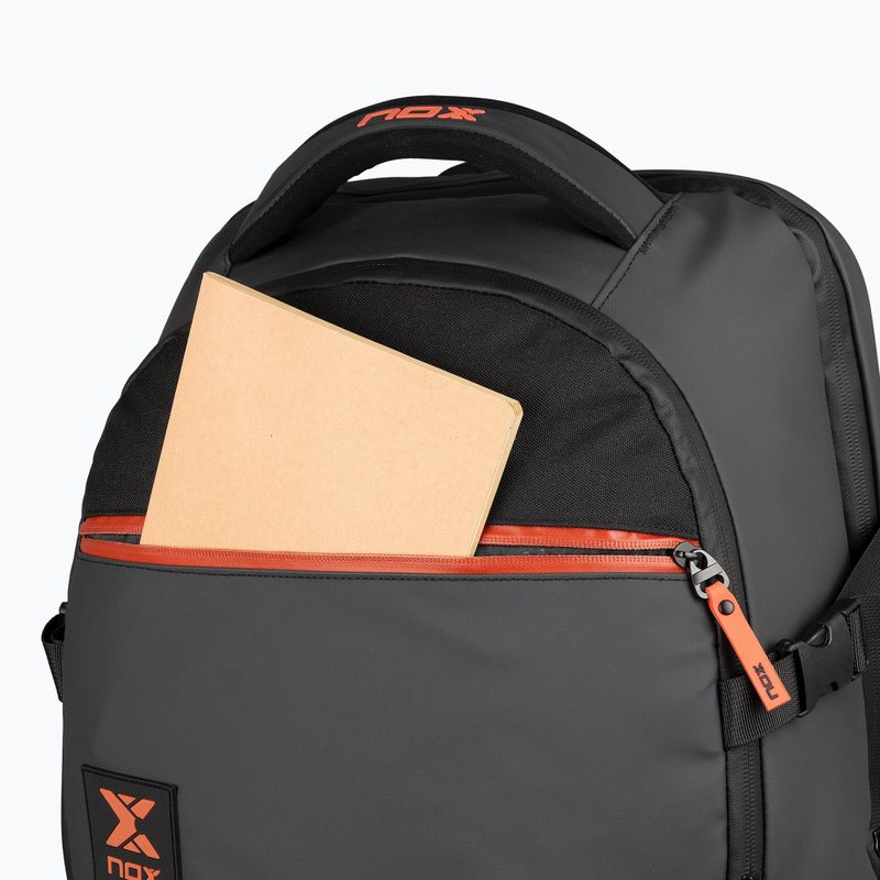 Zaino per padel NOX Luxury Open Series Backpack 30 l black/red 8