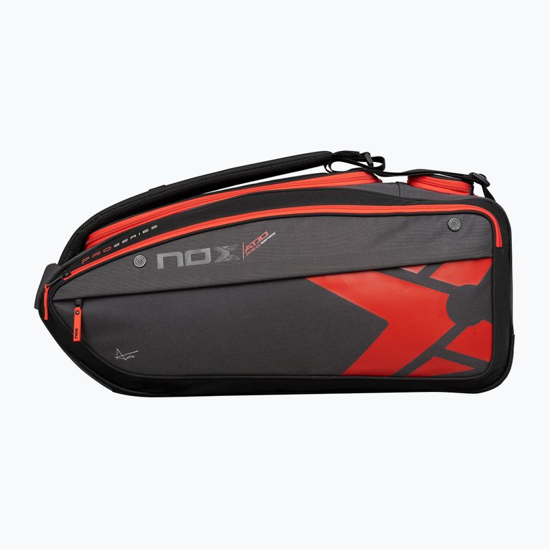 Borsa da padel NOX AT10 XXL Padelbag 90 l grey/orange