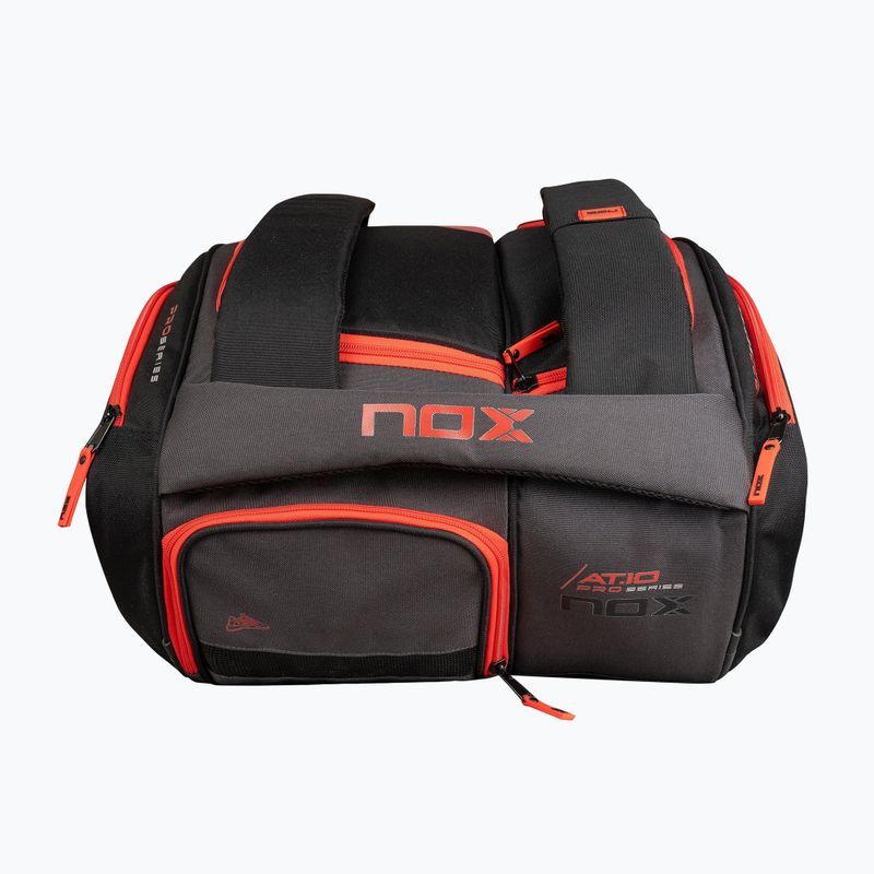 Borsa da padel NOX AT10 XXL Padelbag 90 l grey/orange 3