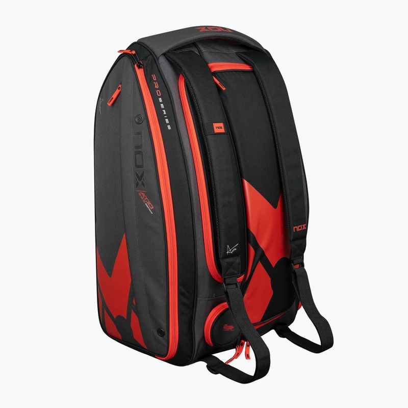 Borsa da padel NOX AT10 XXL Padelbag 90 l grey/orange 5